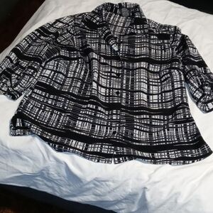 George plus sized women's button down blouse